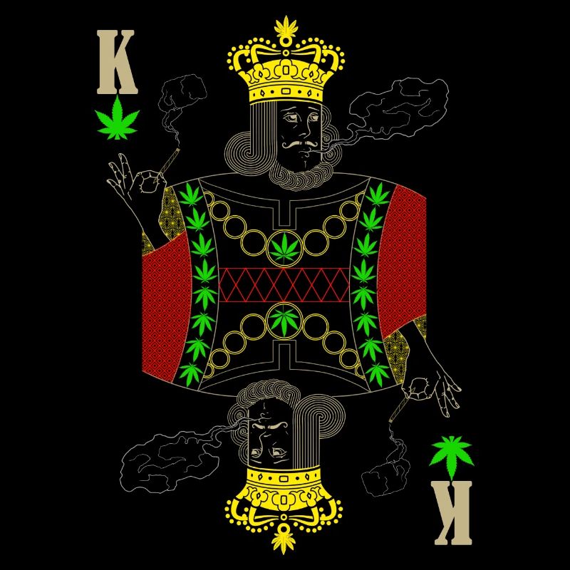 Cannabis reggae king carte à jouer