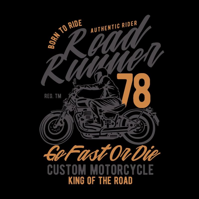 Road Runner Custom Motorcycle go fast or die