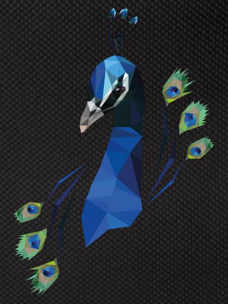 paon bleu