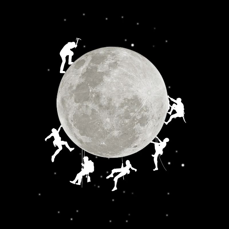 Auf den Mond klettern