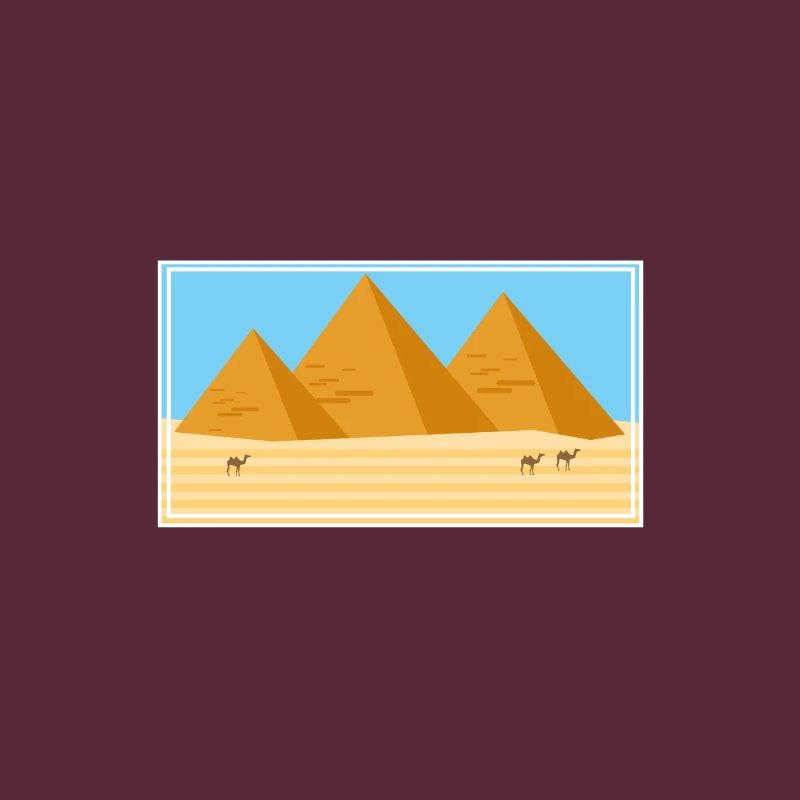 Egypt pyramids keepsake gift idea