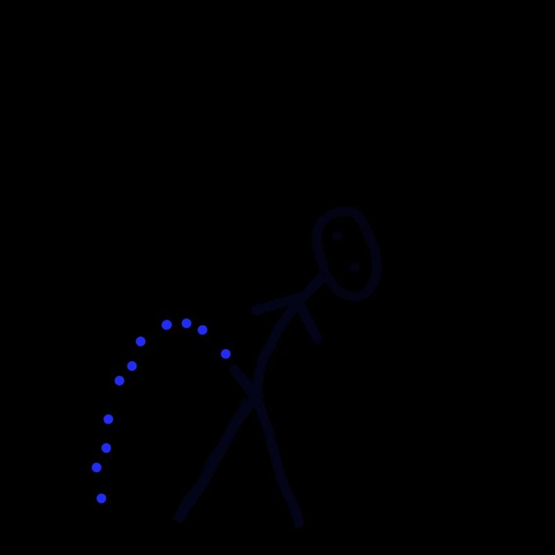 Strichmännchen das Pinkelt