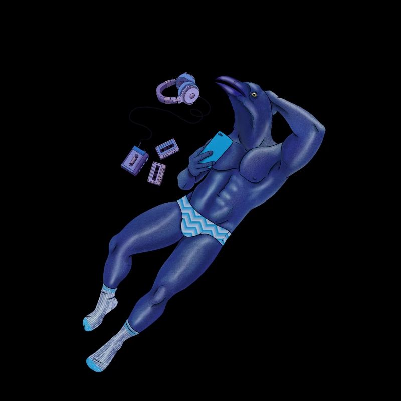 blaue Krähe