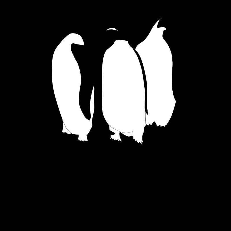3 emperor penguins