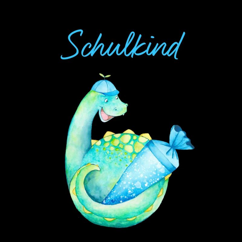 Schulkind Dinosaurier Schulanfang Einschulung 1.