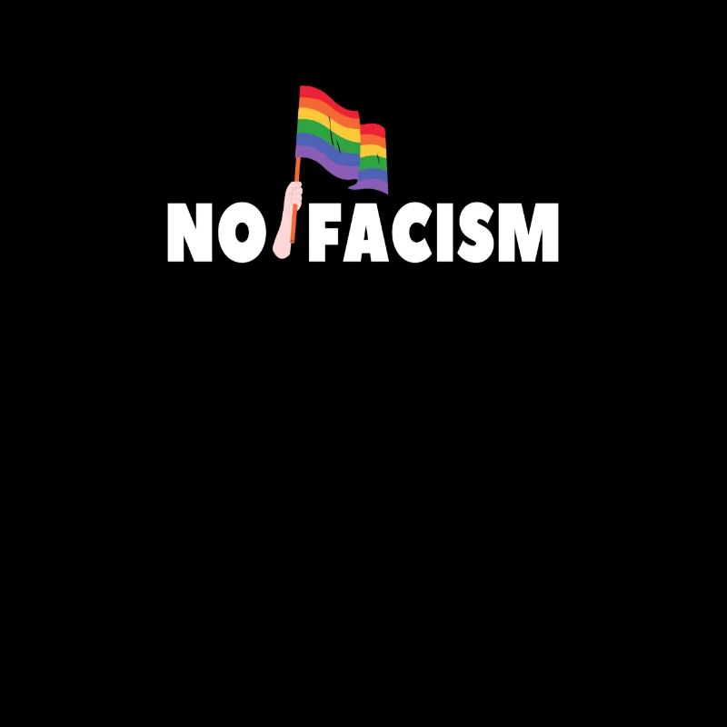 Faschismus Rassismus LGBTQ Regenbogen Geschenk