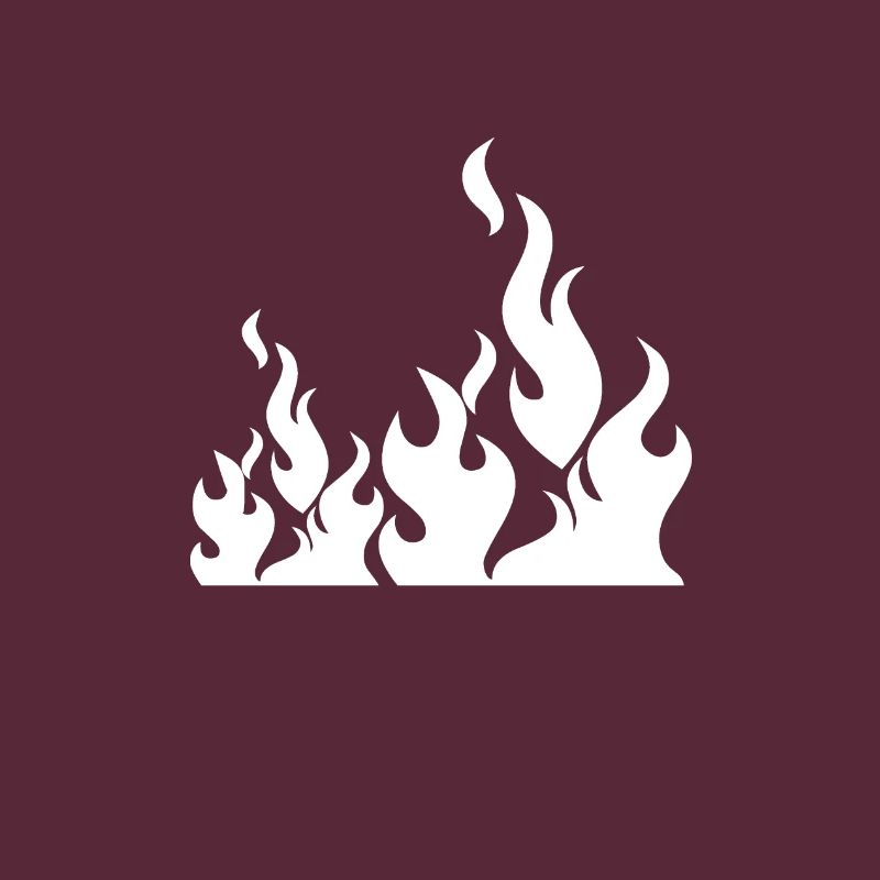 Flammen lodernd beeindruckend