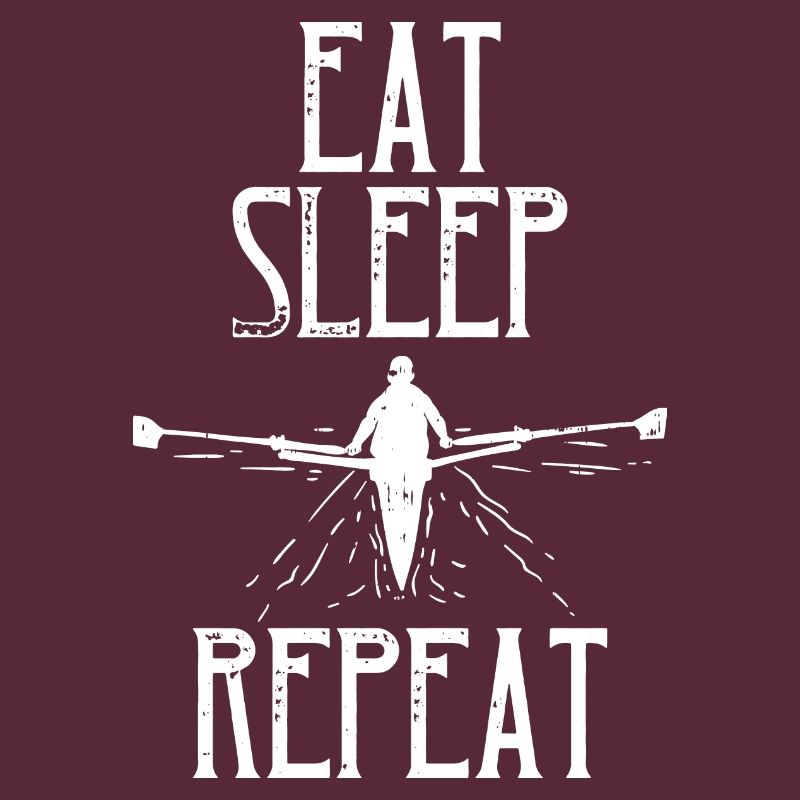Rowers rowing eating sleeping rowing
