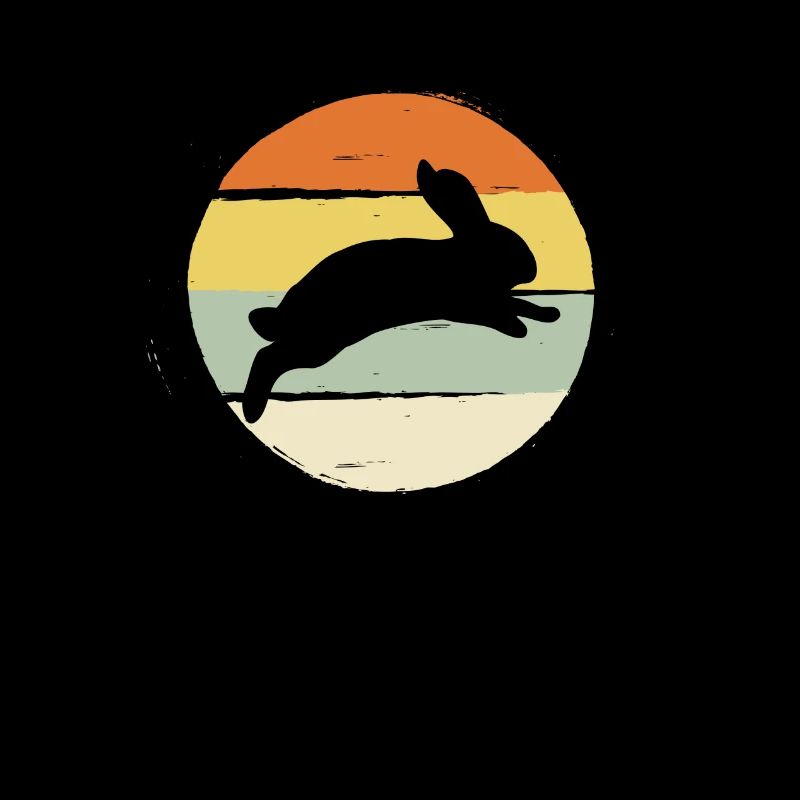 Retro Rabbit Dwarf Rabbit Gift