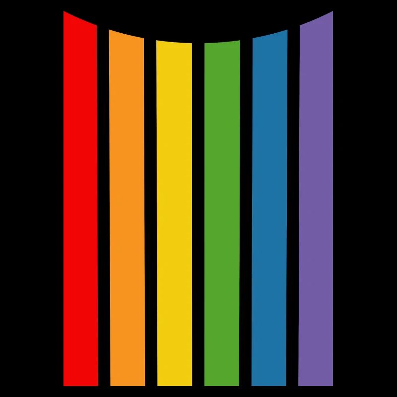 Rayures arc-en-ciel