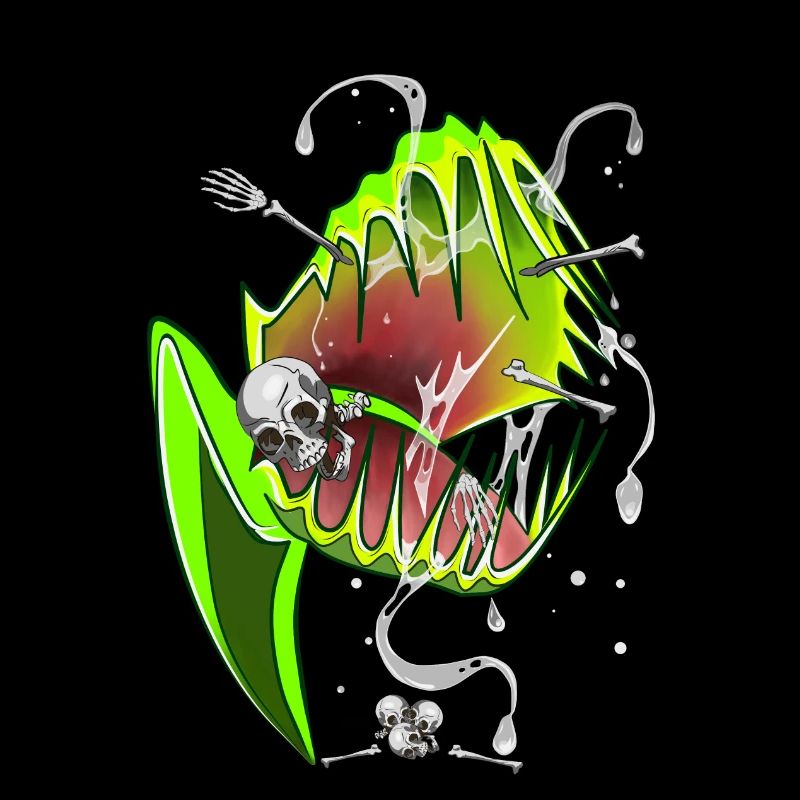 Botanical Shirt Carnivorous Plants Venus Flytrap