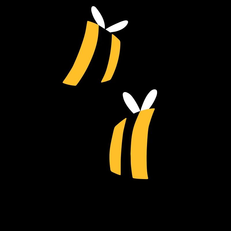 Biene glücklich