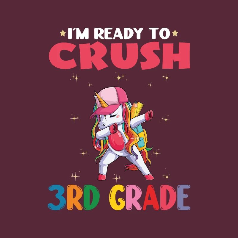 Ich bin bereit, die 3. Klasse-Back To School-Funny zu zerquetschen
