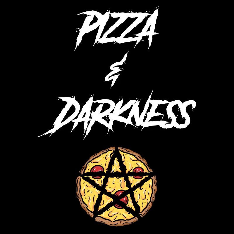 Goth Pizza Und Dunkelheit