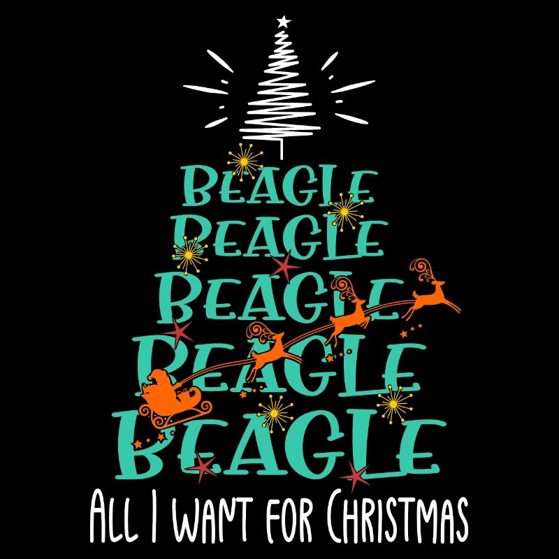 Beagle Hund Weihnachten Hunderasse