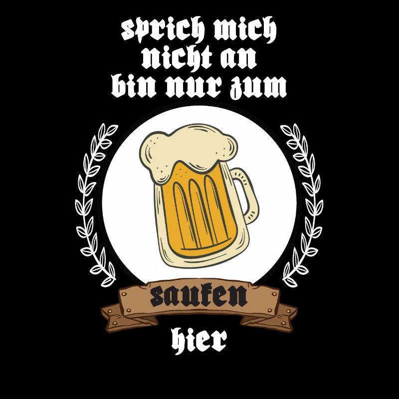 "Sprich mich nicht an..."