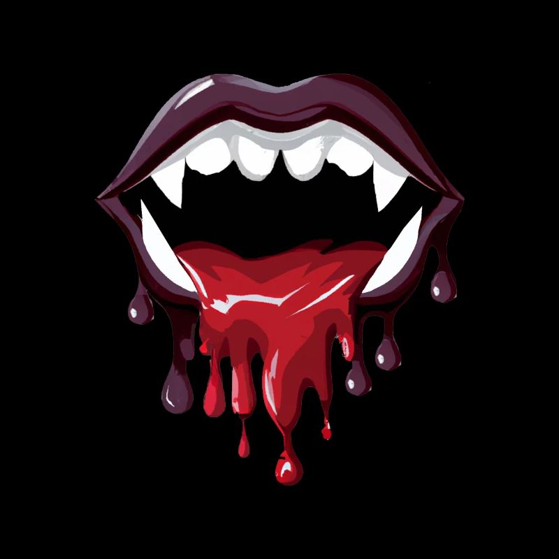 Dripping Vampire lips