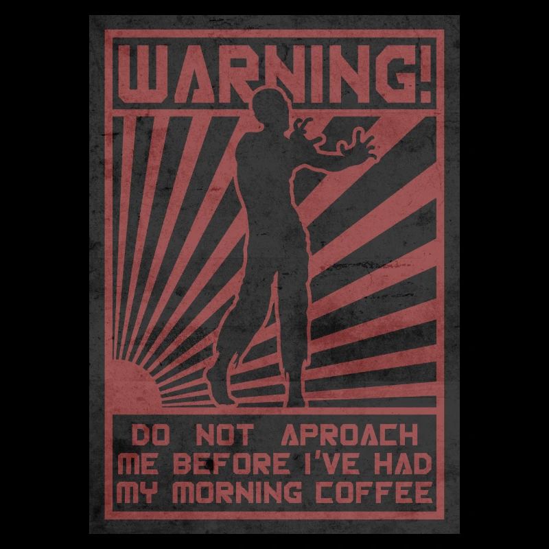 Café zombie. No se apodere.
