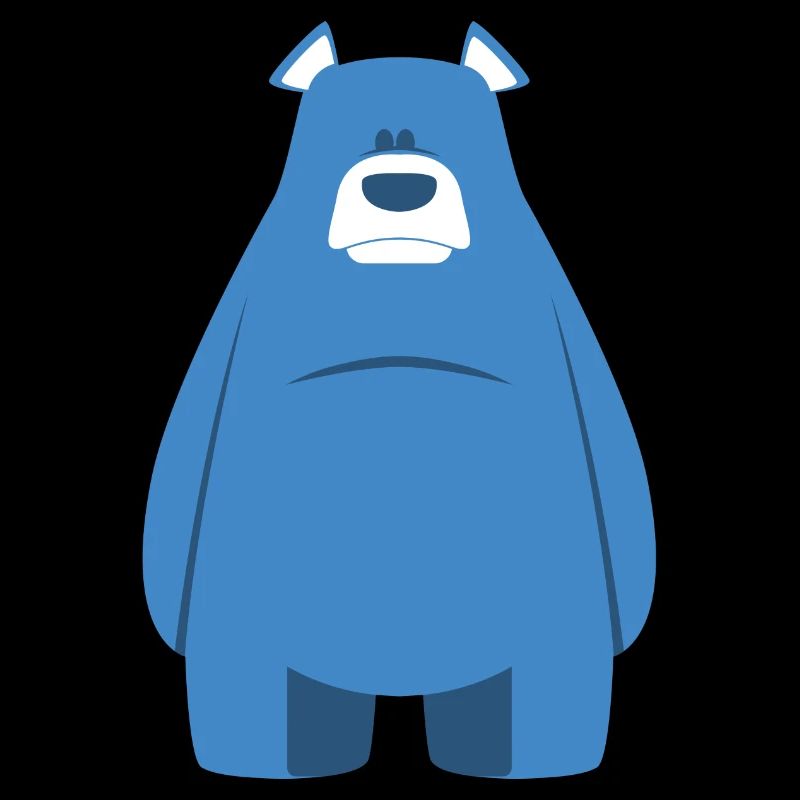 blauer Teddybär