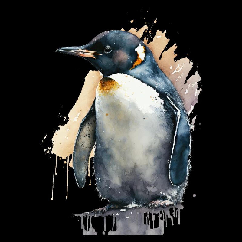Aquarelle Pingouin Aquarelle