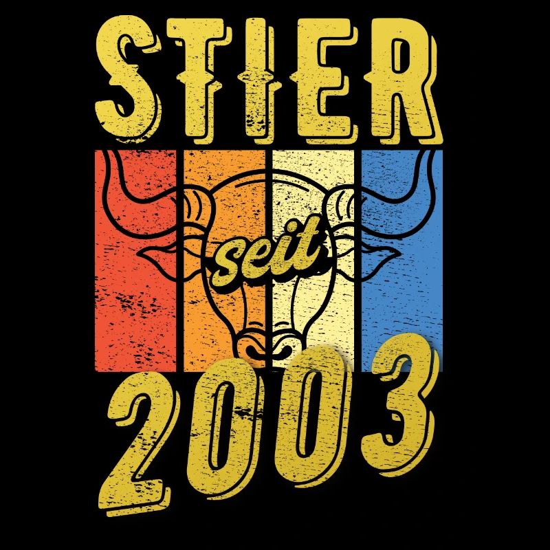 Stier 2003 Geburtstag Sternzeichen Geschenkidee