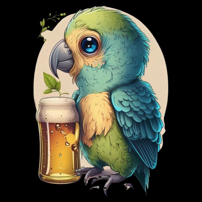Perroquet de bière sucrée