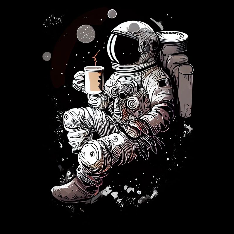 Astronaut on the moon