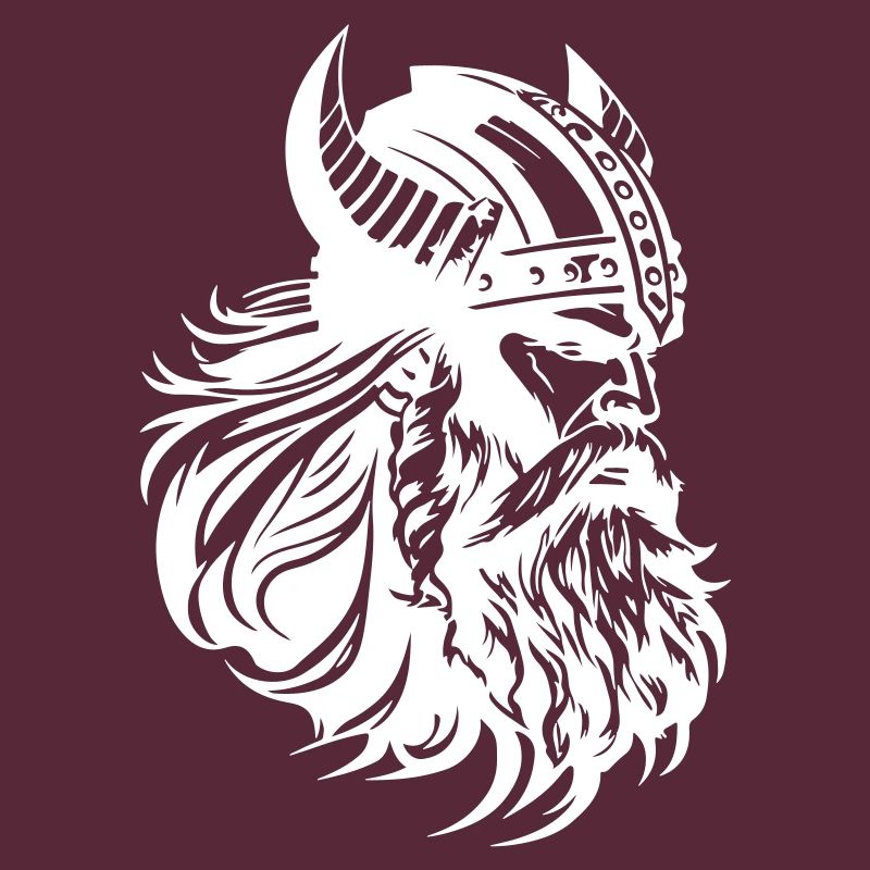Wikinger Kopf Krieger Viking