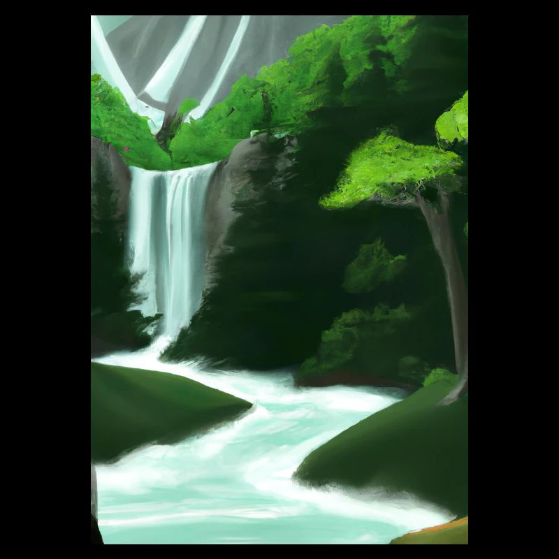 Forest River Wasserfall