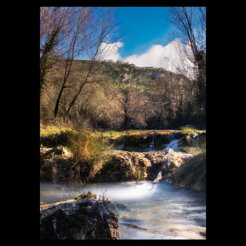 Forest River Wasserfall