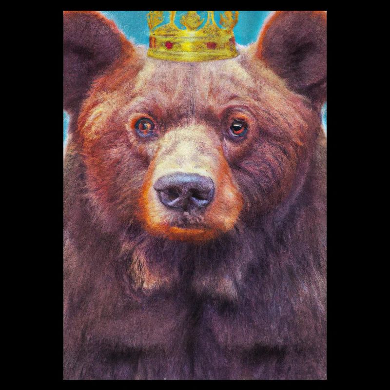 Bär mit Krone