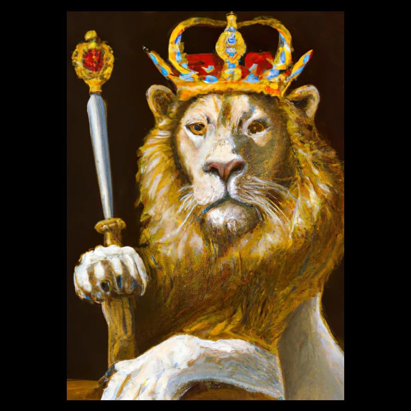 Löwe mit Krone