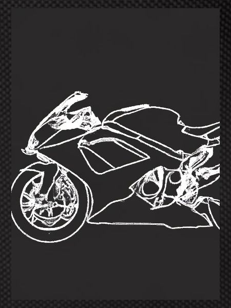 Umriss Motorrad