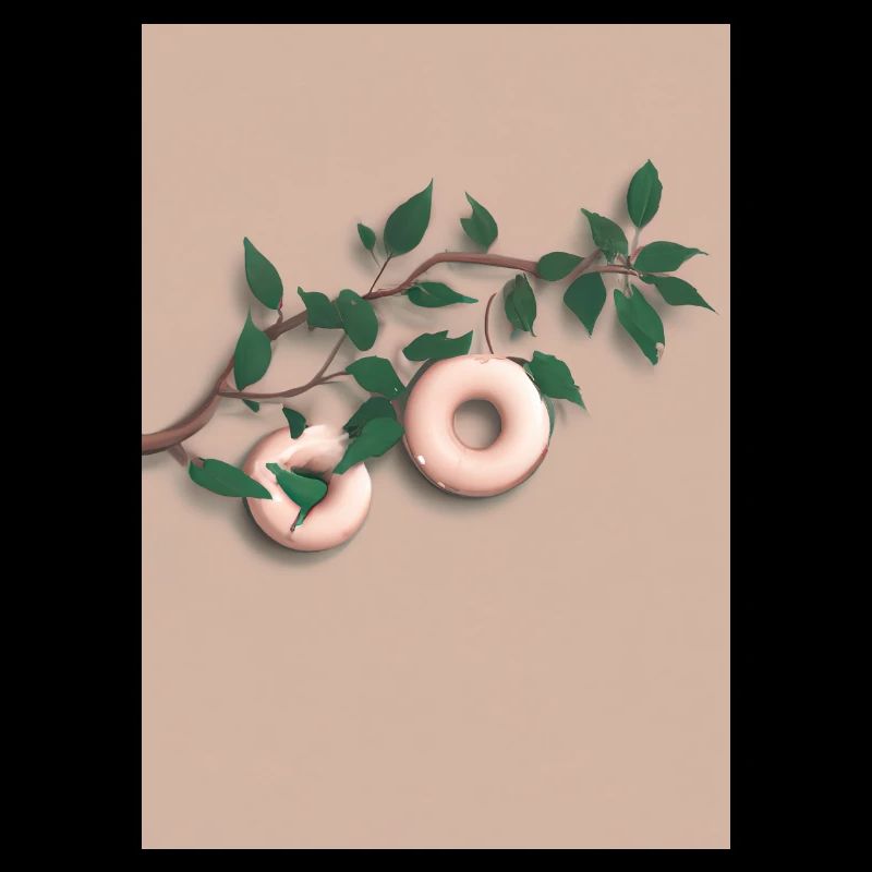 Wachsender Donut