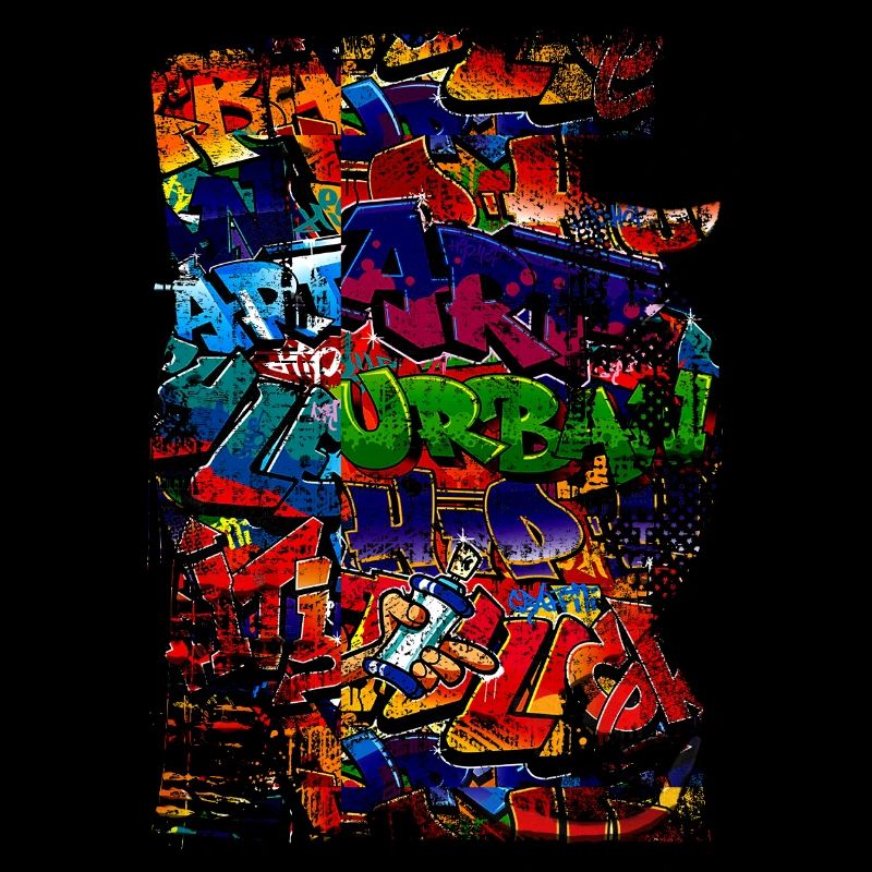 Graffiti style Splash hip hop couleurs peintre couleur