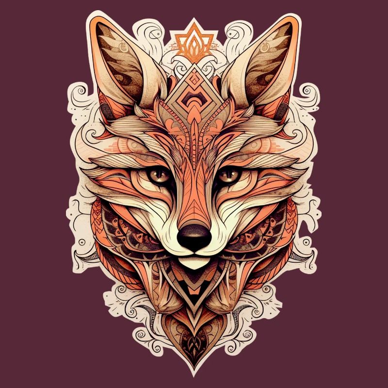 Fox Ornamental Style - Boho