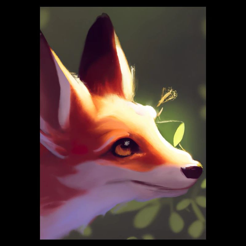 Niedliche Fuchs-Malerei