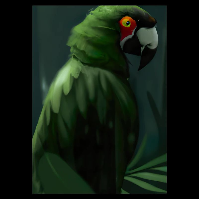 Grüner Dschungelvogel