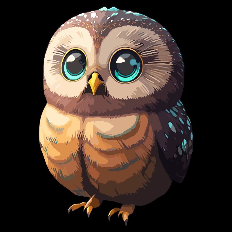 hibou mignon