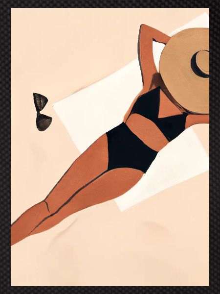 Frauen Sommerhut Bikini
