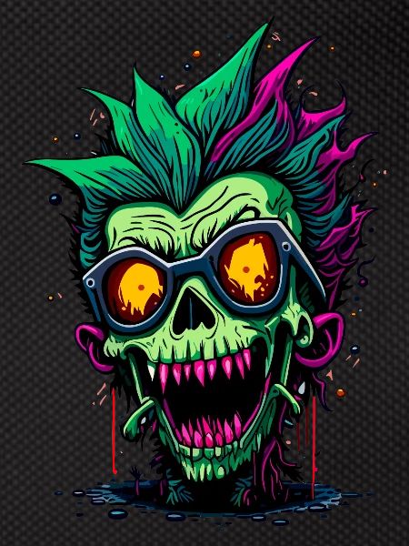 Bunter cooler Zombie