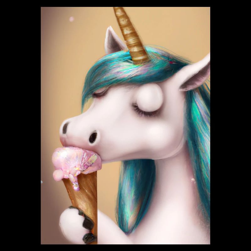 Eiscreme Einhorn