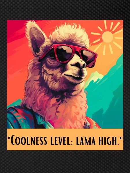 Coolness level lama high
