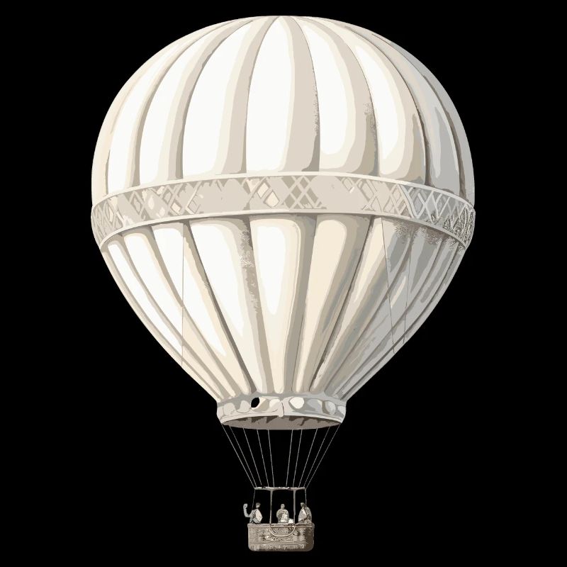 Montgolfière blanche