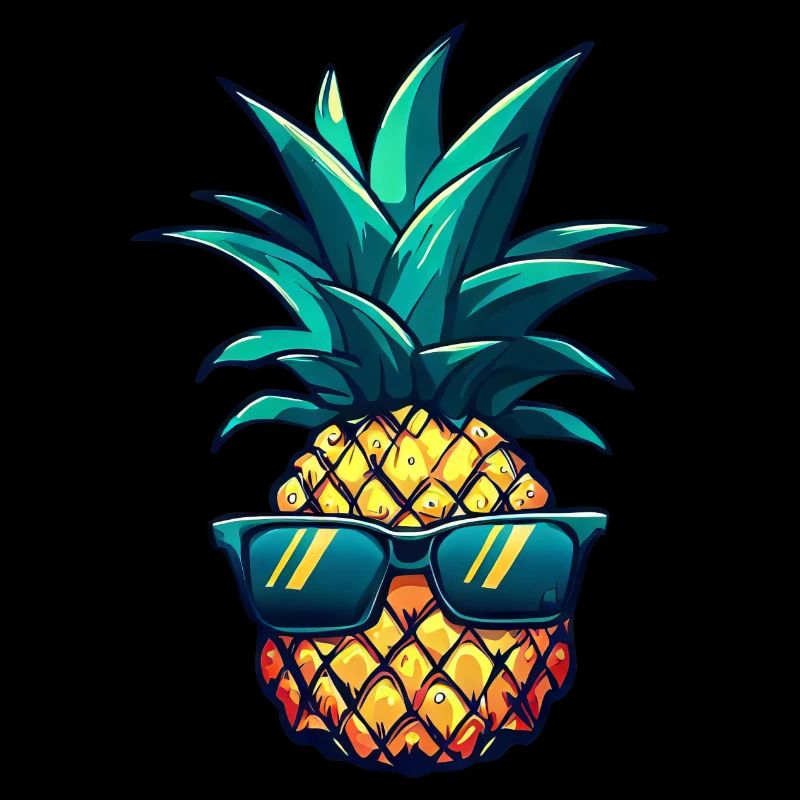 Cooler Ananas-Hingucker: Südfrucht mit Stil