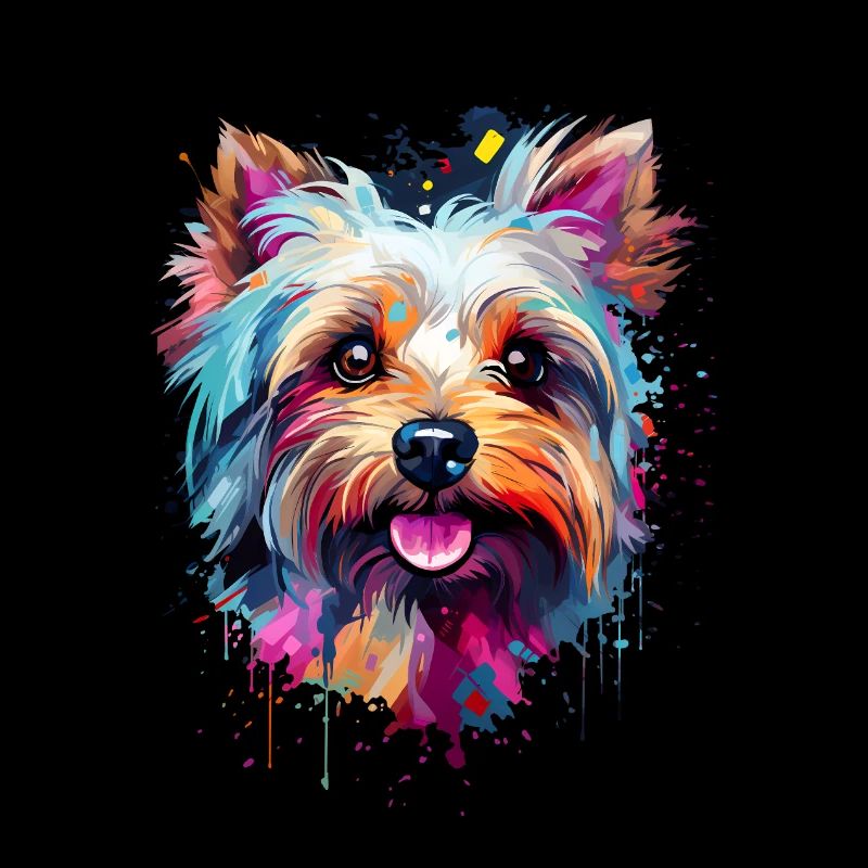Yorkshire Terrier coloré