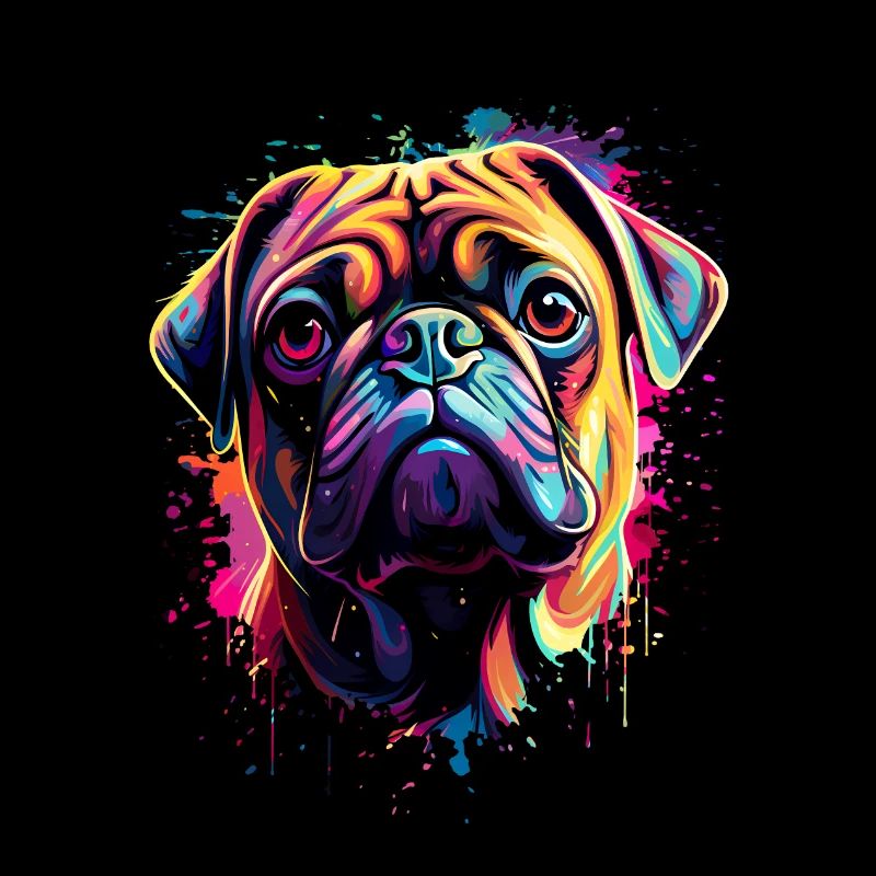 Pug Colorful