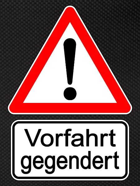 Vorfahrt gegendert !