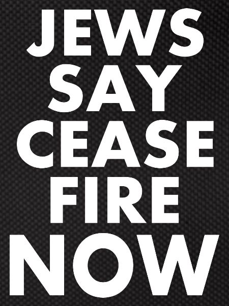 Jews say ceasefire now