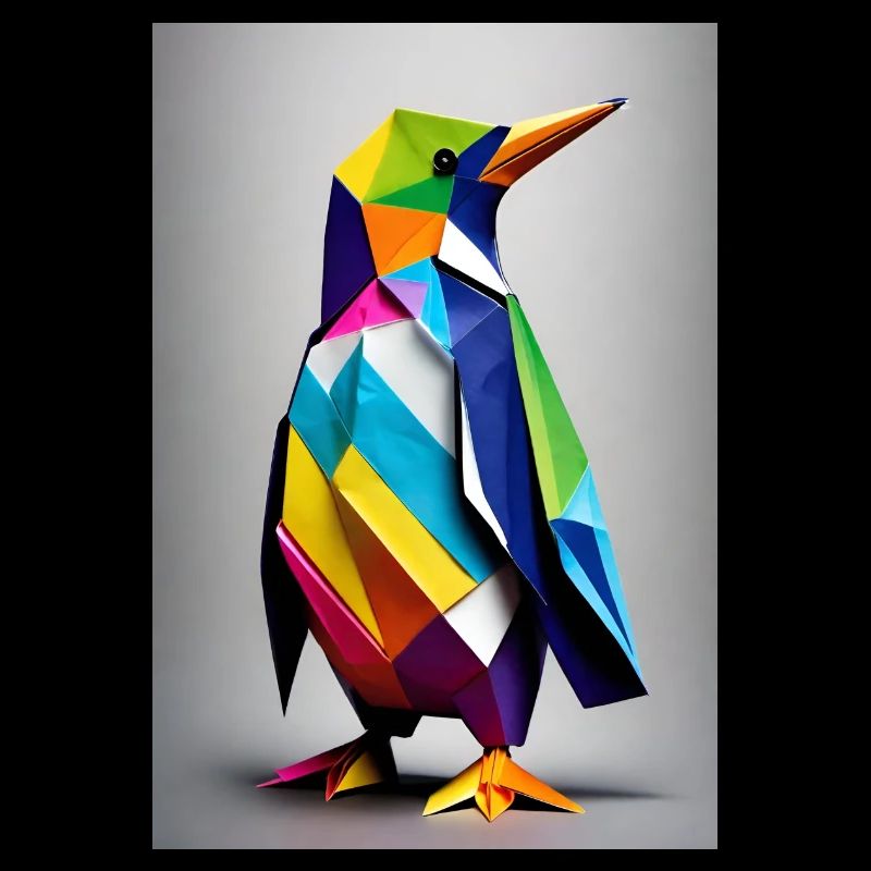 Pingouin origami